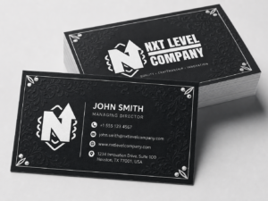 Dual Raised Business Cards