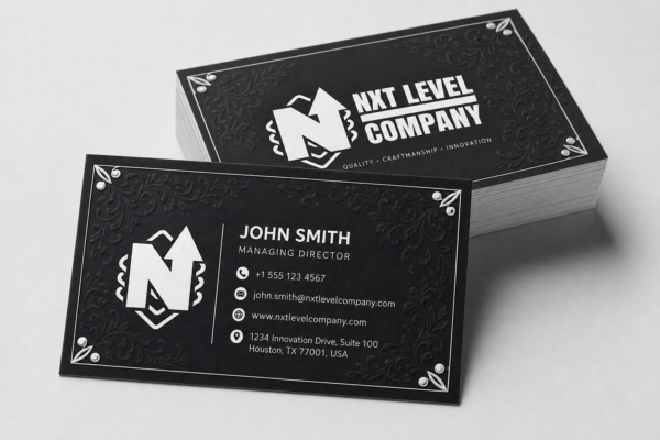 Dual Raised Business Cards