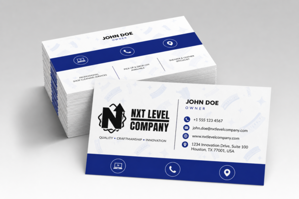Suede Business Cards