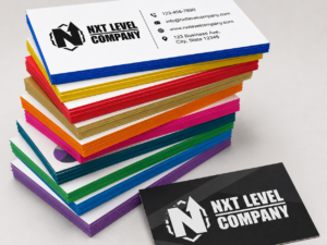 Painted Edge Business Cards