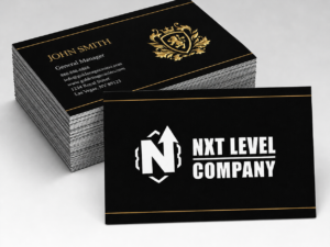 Raised Foil Business Cards